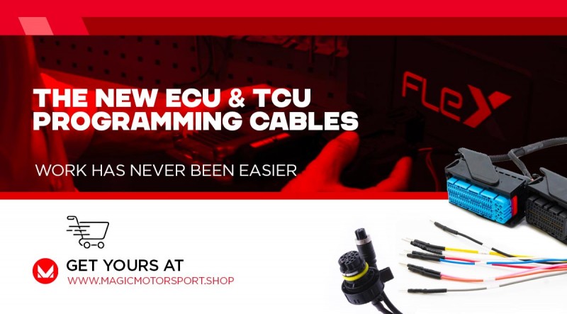 Magic Motorsport news update: New ECU & TCU programming cables